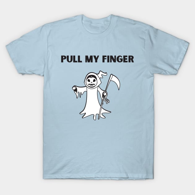 Pull my finger grim reaper T-Shirt by Trinity Shop